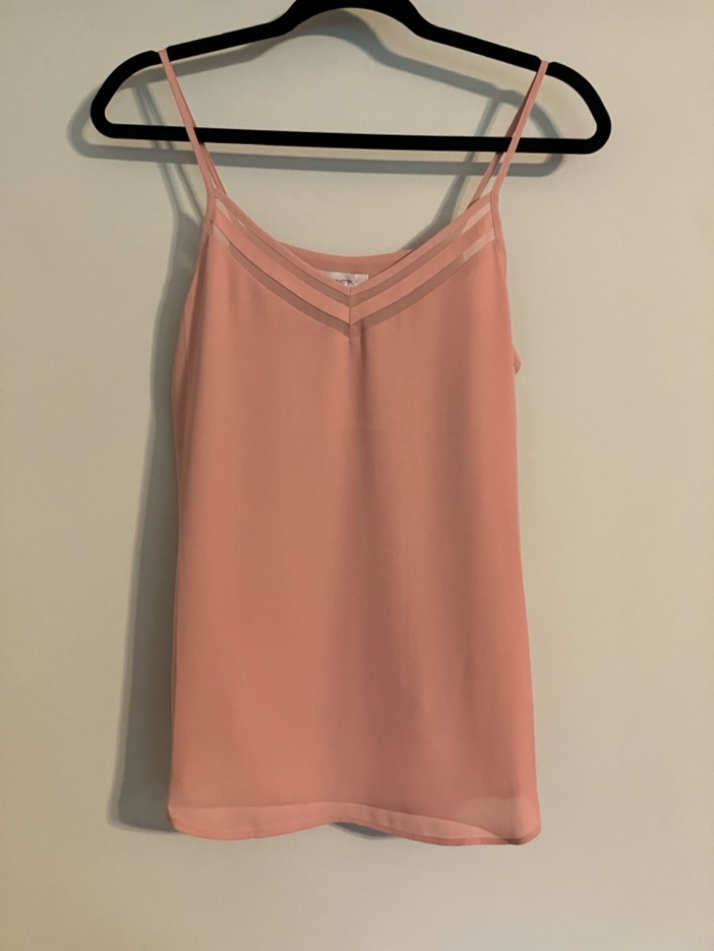 NWT LOFT Blush Pink V-Neck feminine Romantic Cami Spring Summer